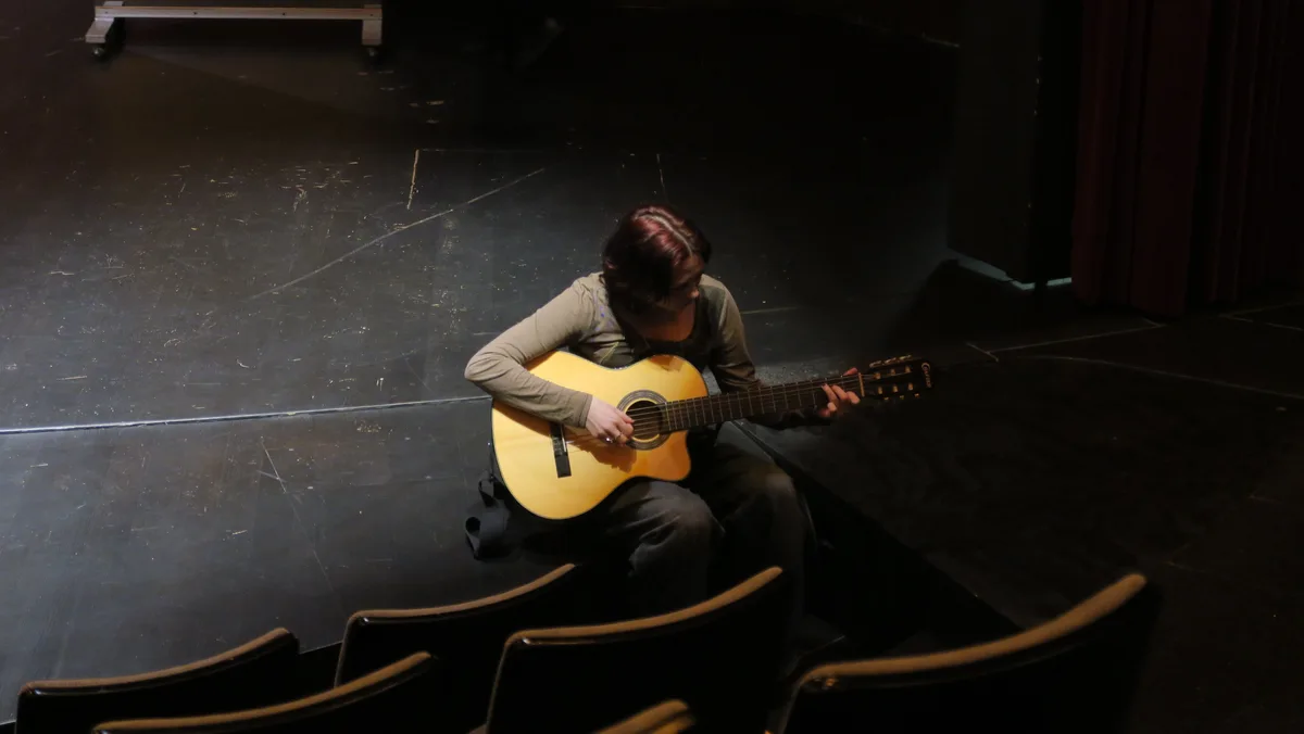 Das Theaterfreifach der KZO bei seiner Probe